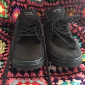 Black Canvass Classic Vans - Winston Low
